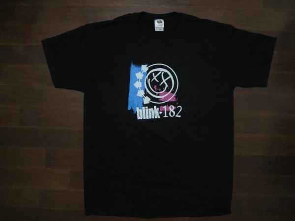 Blink 182- PINK AND BLUE SPLATTER- T-Shirt